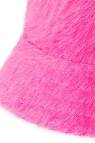 Bob en angora - Fuchsia