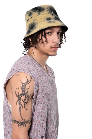 Bob tie and dye - Jaune et noir