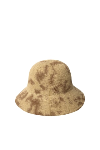 Bob tie and dye - Beige et marron