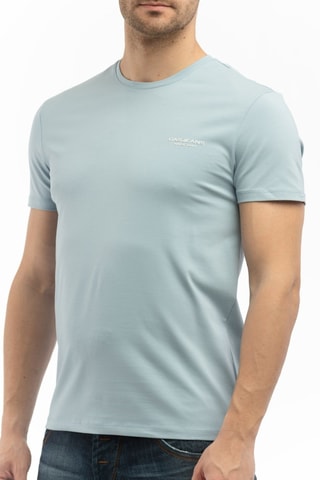 T-shirt - Blanc et bleu