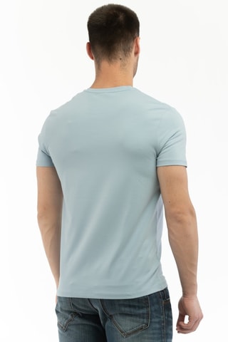 T-shirt - Blanc et bleu