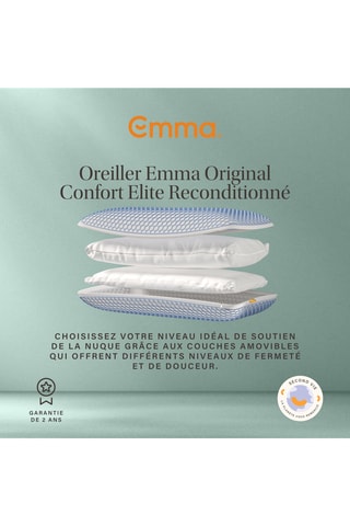 Oreiller reconditionné - Blanc - Emma