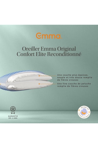Oreiller reconditionné - Blanc - Emma