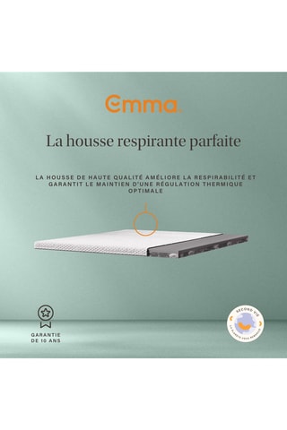 Surmatelas reconditionné - Blanc - Emma