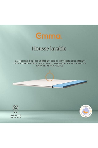 Surmatelas reconditionné - Blanc - Emma