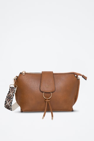 Mala a tiracolo Oxton - Preto - Camel