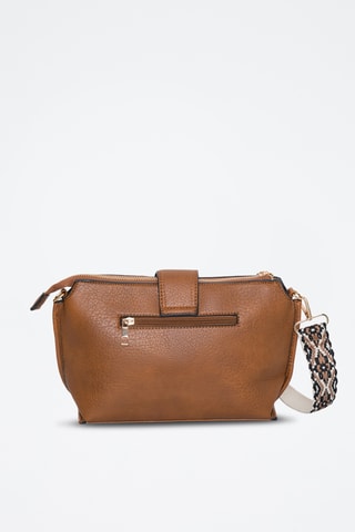 Mala a tiracolo Oxton - Preto - Camel