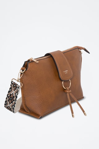 Mala a tiracolo Oxton - Preto - Camel