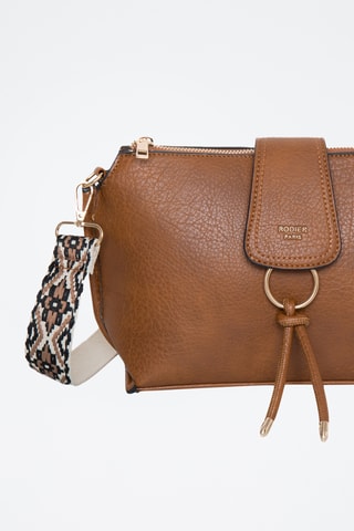 Mala a tiracolo Oxton - Preto - Camel
