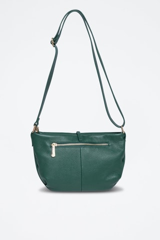 Mala a tiracolo de couro Figaro - Preto - Verde