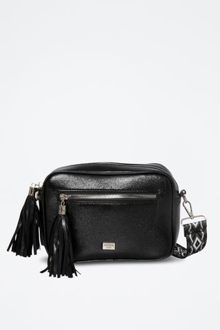 Mala a tiracolo Glitter - Preto