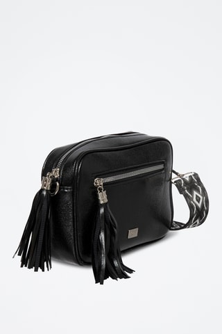 Mala a tiracolo Glitter - Preto