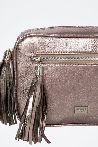Mala a tiracolo Glitter - Dourado-rosa