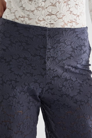 Pantaloni in pizzo Mali - Acciaio