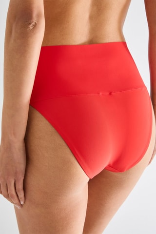 Braga de bikini de talle alto Angie Angie - Rojo
