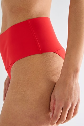 Braga de bikini de talle alto Angie Angie - Rojo