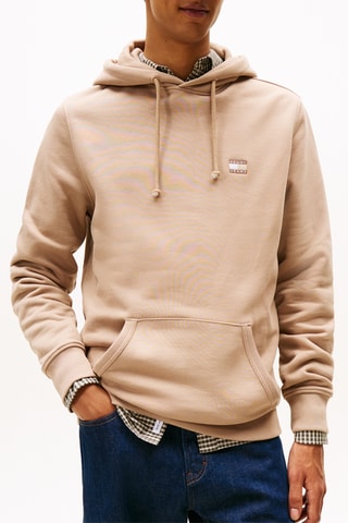 Sweat à capuche regular - Taupe