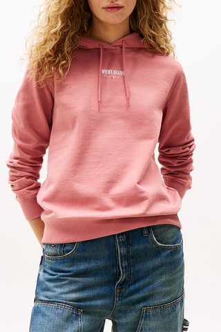 Sweat à capuche regular - Vieux rose