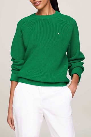 Pull en coton biologique - Vert