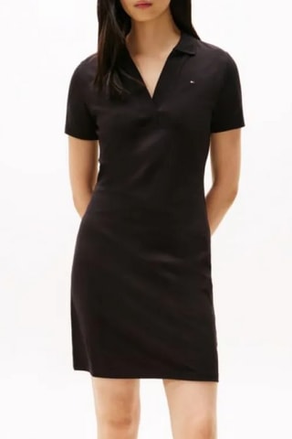 Robe polo slim - Noir