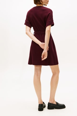 Robe t-shirt - Bordeaux et doré