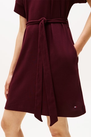 Robe t-shirt - Bordeaux et doré