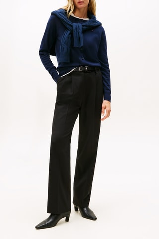 Gilet en laine et cachemire - Bleu marine