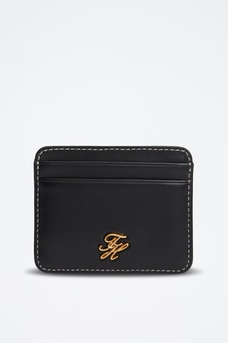 Porte-cartes en cuir - Noir