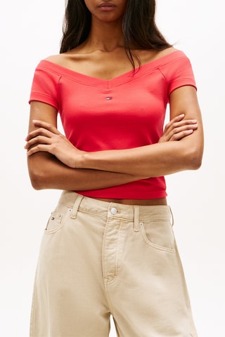 Top slim - Rouge