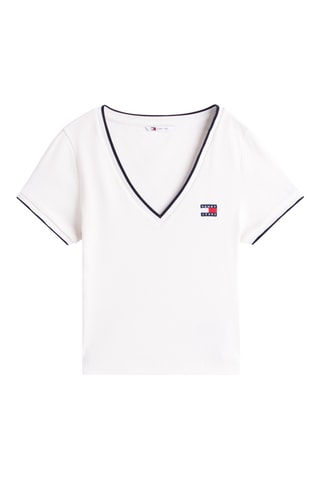 T-shirt slim cropped - Blanc