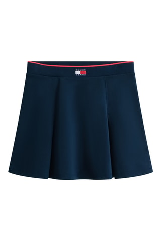 Jupe plissée taille haute - Bleu marine