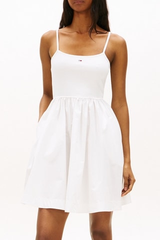 Robe patineuse slim - Blanc