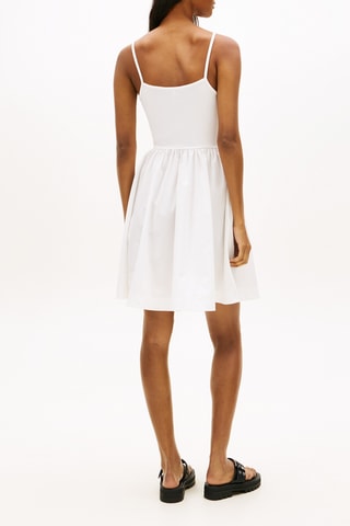 Robe patineuse slim - Blanc