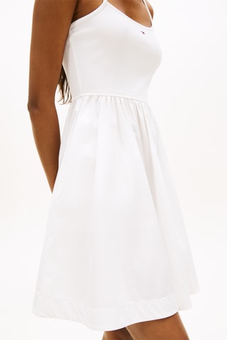 Robe patineuse slim - Blanc