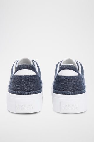 Tennis en jean - Bleu marine