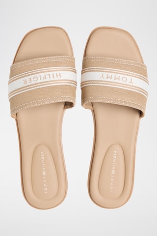 Mules en jean - Marron clair