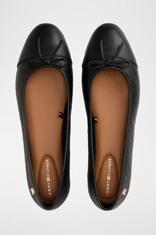 Ballerines en cuir nappa - Noir