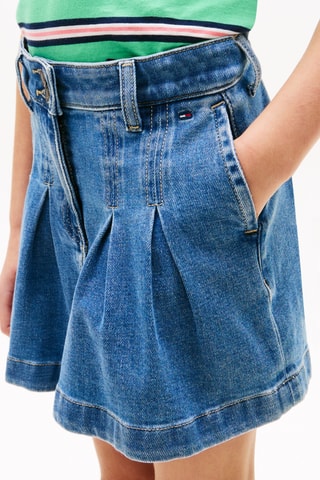 Jupe en jean - Bleu cobalt
