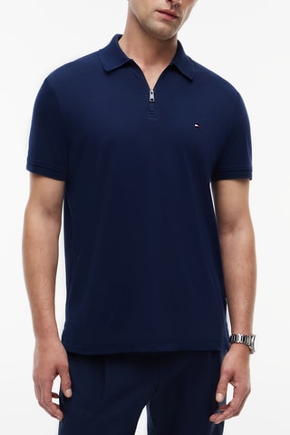 Polo regular - Bleu marine