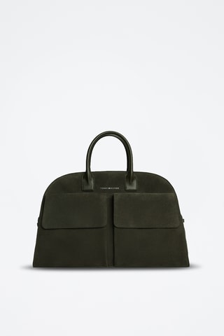 Sac de voyage en nubuck - Vert foncé