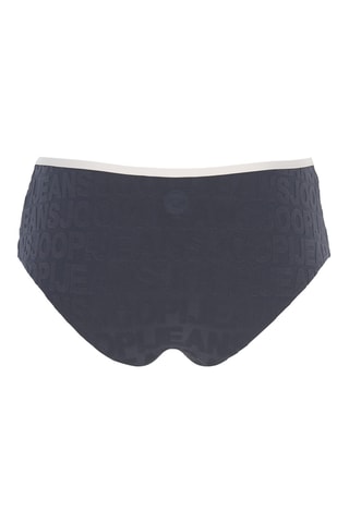 Braga de bikini de talle alto - Azul marino