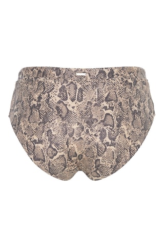 Braga de bikini de talle alto - Beige