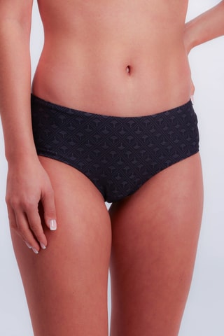 Braga de bikini de talle alto - Azul oscuro