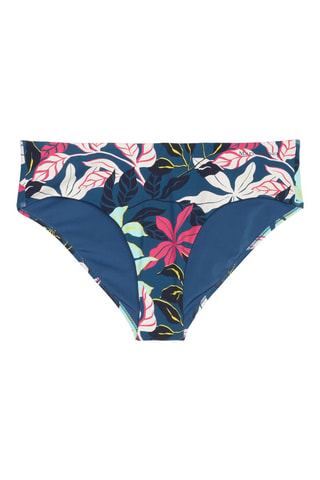 Braga de bikini de talle alto - Azul
