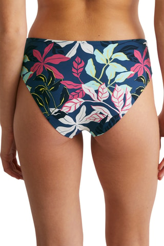 Braga de bikini de talle alto - Azul