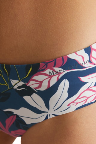Braga de bikini de talle alto - Azul