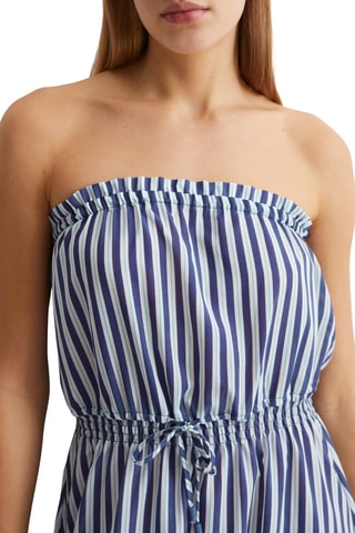 Vestido bustier sin mangas - Azul