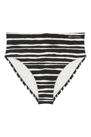 Braga de bikini de talle alto - Negro