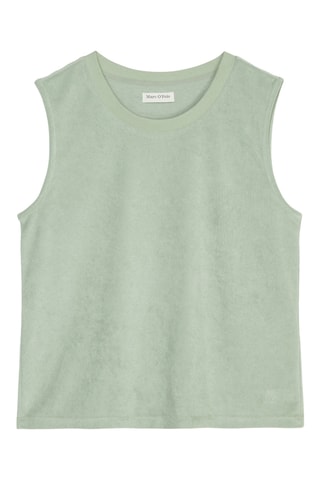 Camiseta de tirantes de algodón orgánico - Verde claro