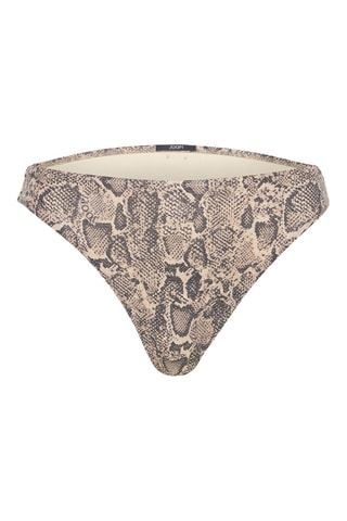 Braga de bikini de talle alto - Beige